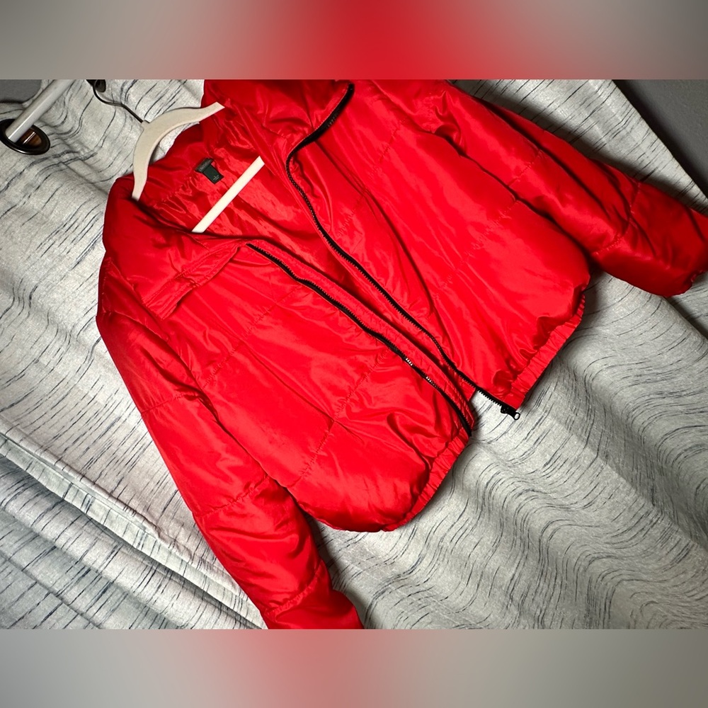 Wildfable oversized puffer jacket a bit cropped